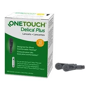 Onetouch Delica Plus Lancet 33g (100 Count)- Box of 100