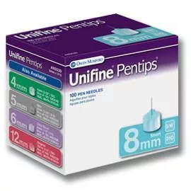 Owen Mumford AN3430 - Pentips Pen Needle 31G x 8 mm (100 count)