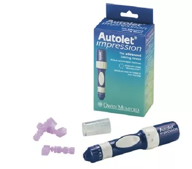 Owen Mumford AT0270 - Autolet Impression Adjustable Lancing Device