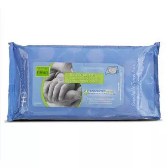 PDI M233XT - Baby Wipe Nice'n Clean Soft Pack Aloe / Vitamin E / Chamomile Unscented 80 Count