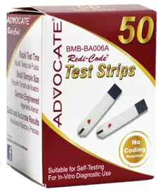 Pharma Supply 2 - Advocate Redi-Code Plus Glucose Test Strip (50 count)