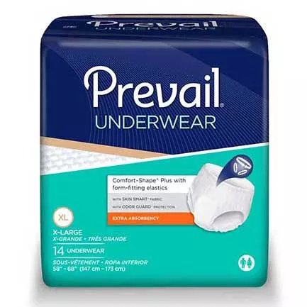 PK/14 - Prevail Protective Underwear, X-Large, 58" - 68"Manufacturer #: PV514