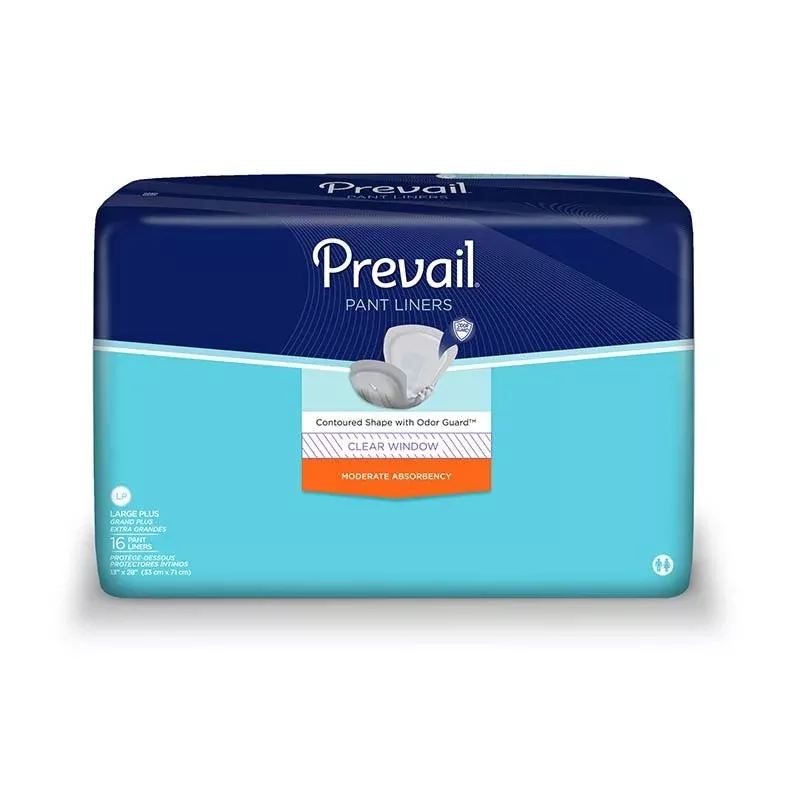PK/16 - Prevail Pant Liner Elastic Large Plus 13" x 28"Manufacturer #: PL113