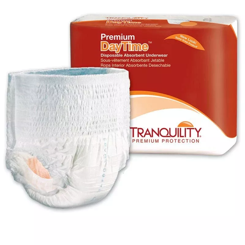 PK/18 - Tranquility Premium DayTime Adult Disposable Absorbent Underwear Medium 34" - 48"Manufacturer #: 2105