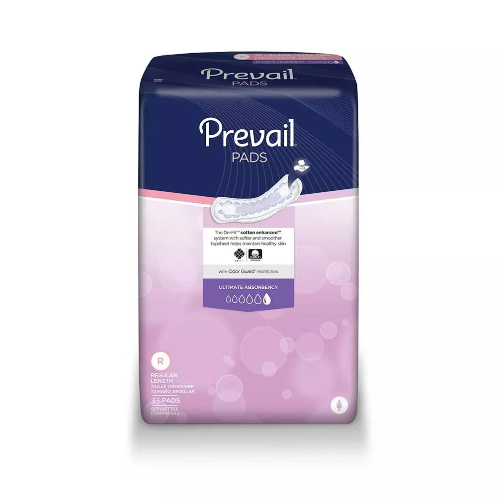 PK/33 - Prevail Female Bladder Control Pad, 16 Inch Length, Heavy AbsorbencyManufacturer #: PV9231