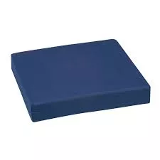 Polyfoam Wheelchair Cushion, 16"x18"x3", Navy- 1 Each