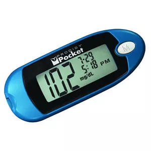 Prodigy Diabetes Care 050302B - Prodigy Pocket Meter Kit, Blue