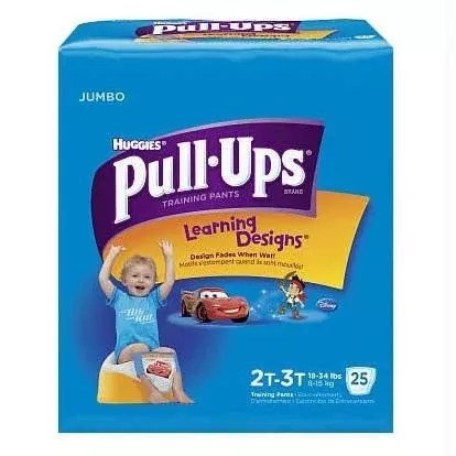 Pull-ups Learning Designs Training Pants 2t-3t Boy Jumbo Pack- Pack(age) of 25