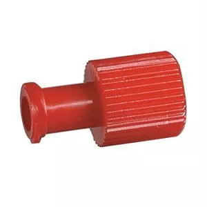 Red Cap Replacement Luer Cap, Dual Function- Box of 100