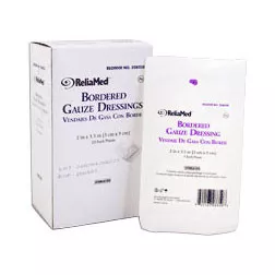 Reliamed B235 - ReliaMed Sterile Bordered Gauze Dressing 2" x 3-1/2"