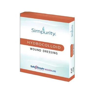 Safe N Simple SNS55402 - Safe N Simple Simpurity Hydrocolloid, 2" x 2"