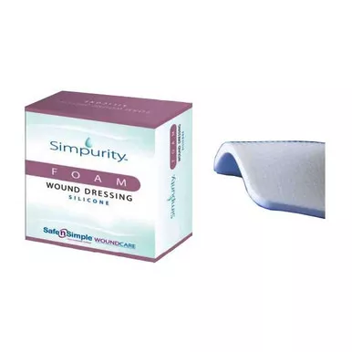Safe N Simple SNS74502 - Safe N Simple Simpurity Silicone Foam, 2" x 2"