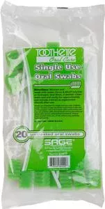 Sage 6071 - Toothette Plus Swabs Untreated