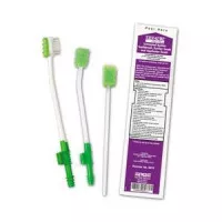 Sage 6576 - Untreated Suction Toothbrush with Suction Swab and Applicator