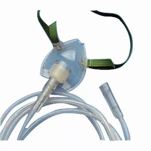 Salter 8130TG-7-50 - Adult Oxygen Mask w/Soft Anatom. Form w/Thread Grp