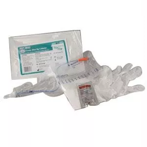 Self-cath Coude Olive Tip Closed System With Insertion Supplies 16 Fr 16" 1100 Ml- 1 Each