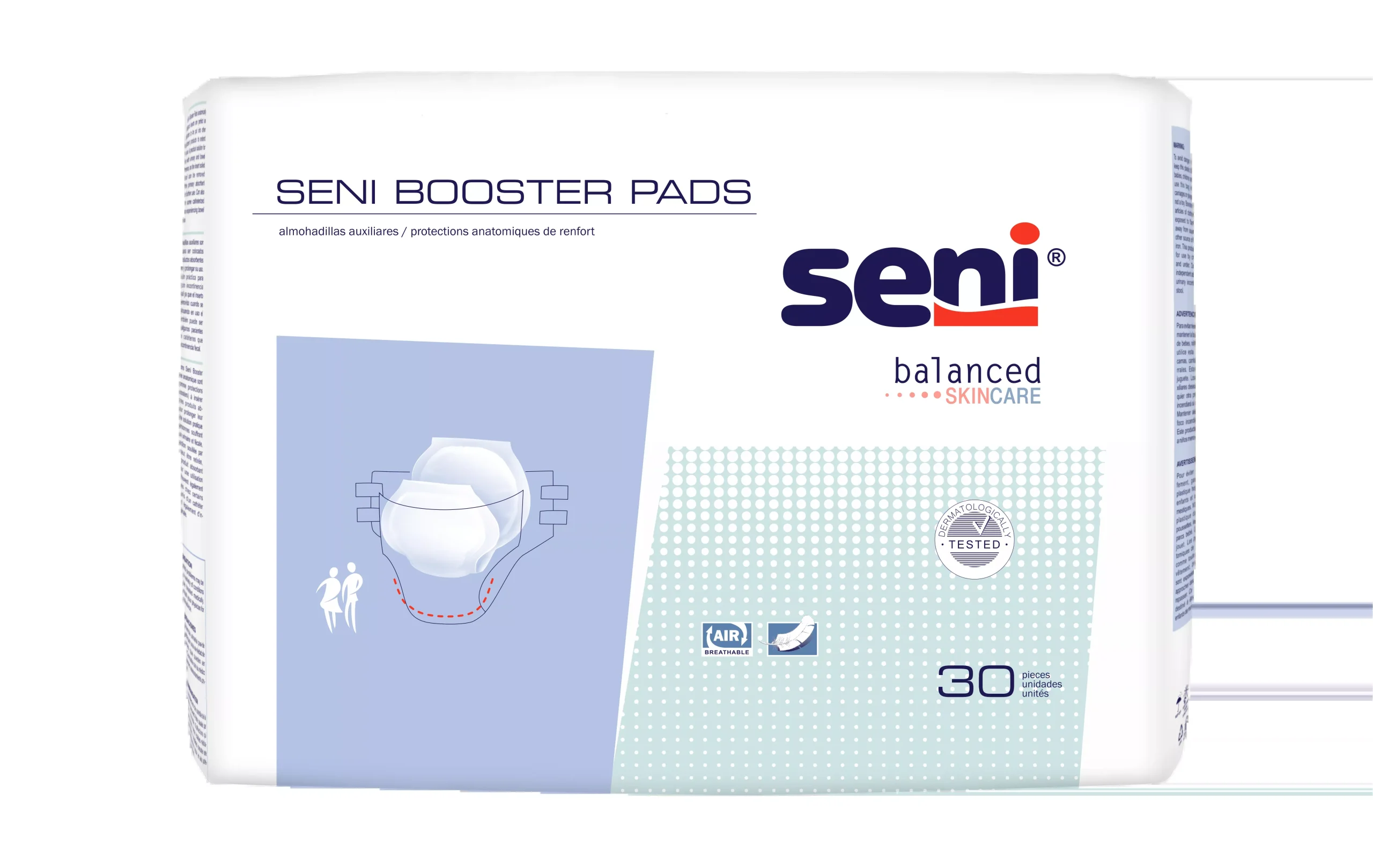 Seni Booster Pads - 25" Length- Pack(age) of 30