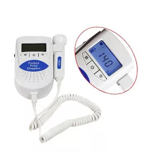 Simpro 2229284 - Portable Fetal Doppler with Speaker and Backlit LCD Display