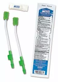 Single Use Suction Swab System With Perox-a-mint Solution And Mouth Moisturizer- Each of 1