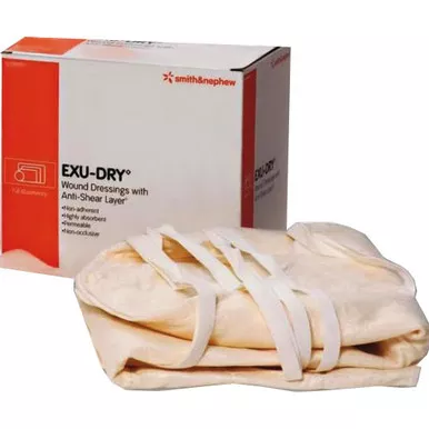 Smith & Nephew 5999M28 - Exu-Dry Medium Thickness Wound Dressing, 20" X 28"