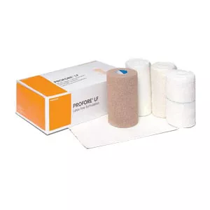 Smith & Nephew 66020016 - 4 Layer Compression Bandage System Profore Multiple Sizes Standard Compression Self-adherent / Tape Closure Tan NonSterile