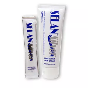 Span-America SSPC04012 - Skin Protectant with Silver Selan Silver 4 oz. Tube Scented Cream