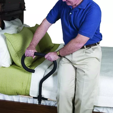 Standers 2041 - Bed Grab Bar BedCane™ Black Wood Base
