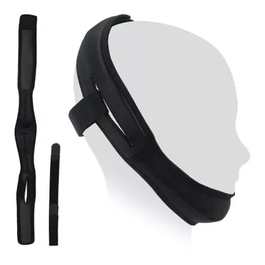 Sunset Healthcare CS003L - Sunset Adjustable Chin Strap, Black, Large