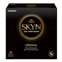 Sxwell Usa 27324 - Lifestyles SKYN Original Polyisoprene Condoms, 24 Count