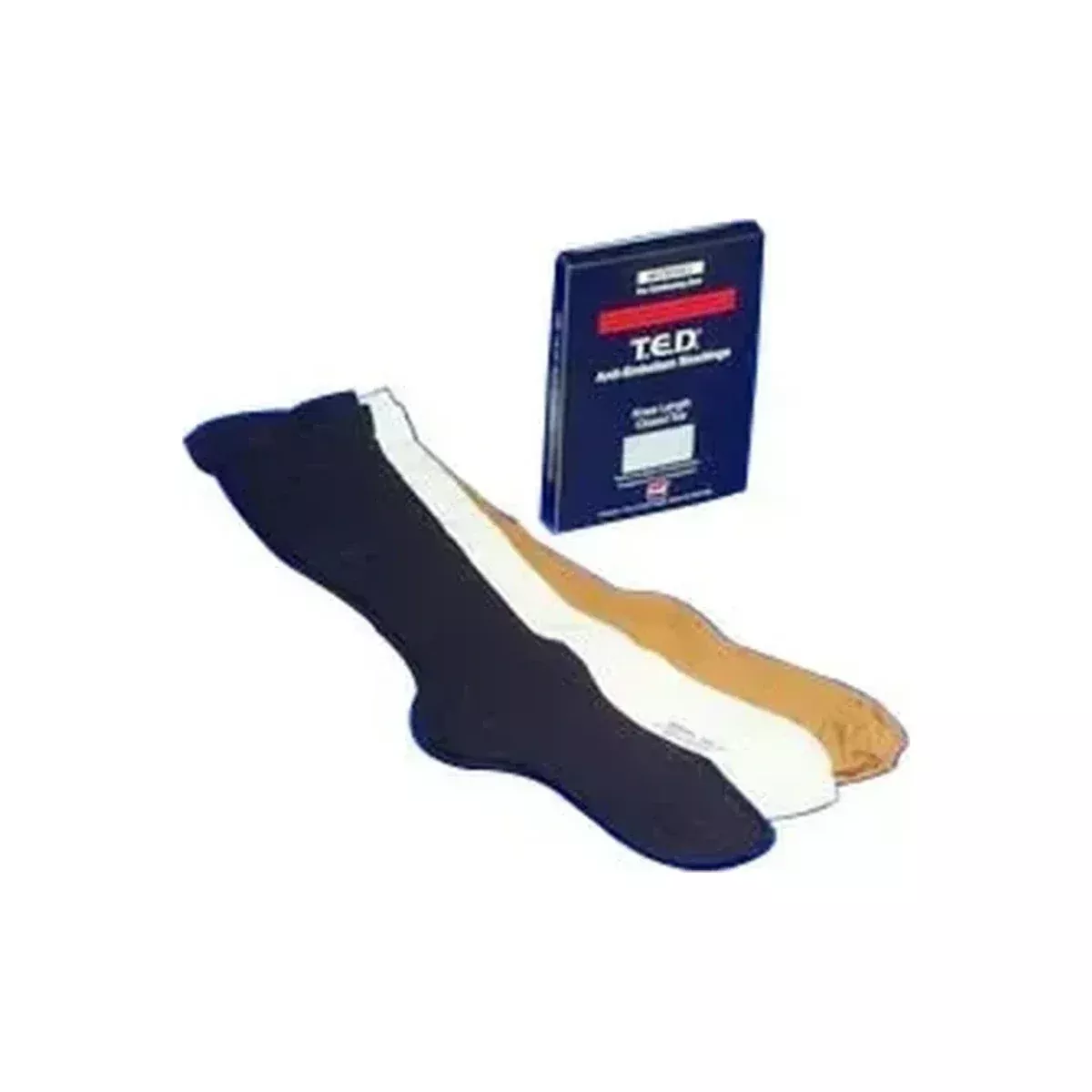 T.e.d. Knee Length Continuing Care Anti-embolism Stockings Medium, Beige- 1 Each