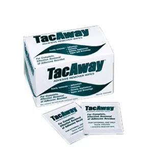 Tacaway Adhesive Remover Wipe, Non-acetone, 50/box- Box of 50