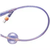 Teleflex 662430-000220 - Soft Simplastic Coude 2-Way Foley Catheter 22 Fr 30 cc
