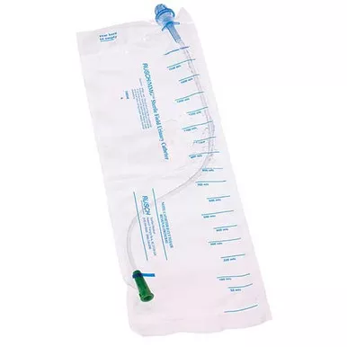 Teleflex RONC-16 - MMG Red Rubber Closed System Intermittent Catheter 16 Fr