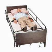 Tidi Products Bed Ankle Restraint, Connected Set Twice-as-Tough™ Cuffs One Size Fits Most Hook and Loop Closure 1-Strap - ST/1 - 2795-ST