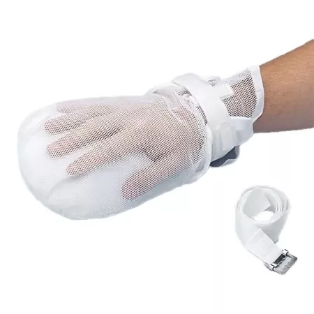 Tidi Products Hand Control Mitt Double-Security Mitts One Size Fits Most Strap Fastening 1-Strap - Pair - 2819-PR