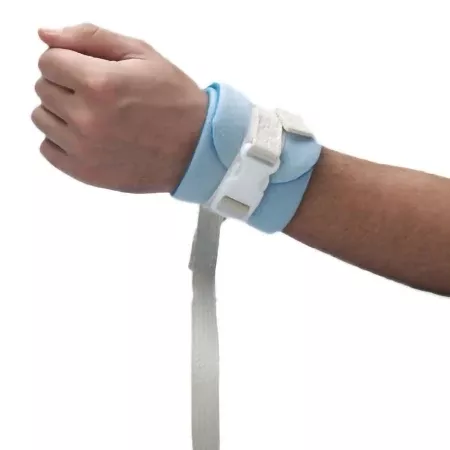 Tidi Products Wrist / Ankle Restraint Posey One Size Fits Most Hook and Loop / Quick-Release Buckle 1-Strap - Pair - 2532-PR