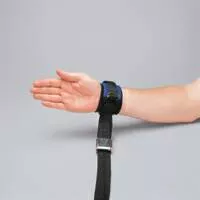 Tidi Products Wrist Restraint Twice-as-Tough™ Cuffs One Size Fits Most Hook and Loop / Quick-Release Buckle 2-Strap - Pair - 2790-PR