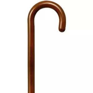 Tourist Handle Cane, Natural Stain, 36" - 37"- 1 Each