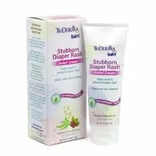 Triderma Baby, Stubborn Diaper Rash Relief Cream, 4 Oz- 1 Each