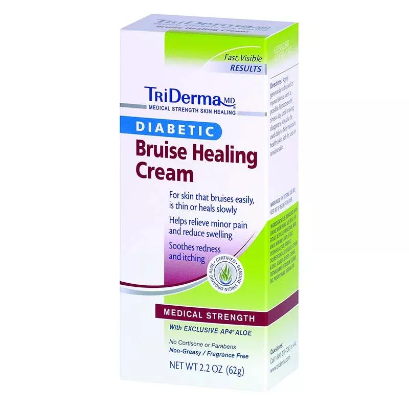 Triderma Diabetic Bruise Defense Healing Cream, 2.2 Oz.- 1 Each
