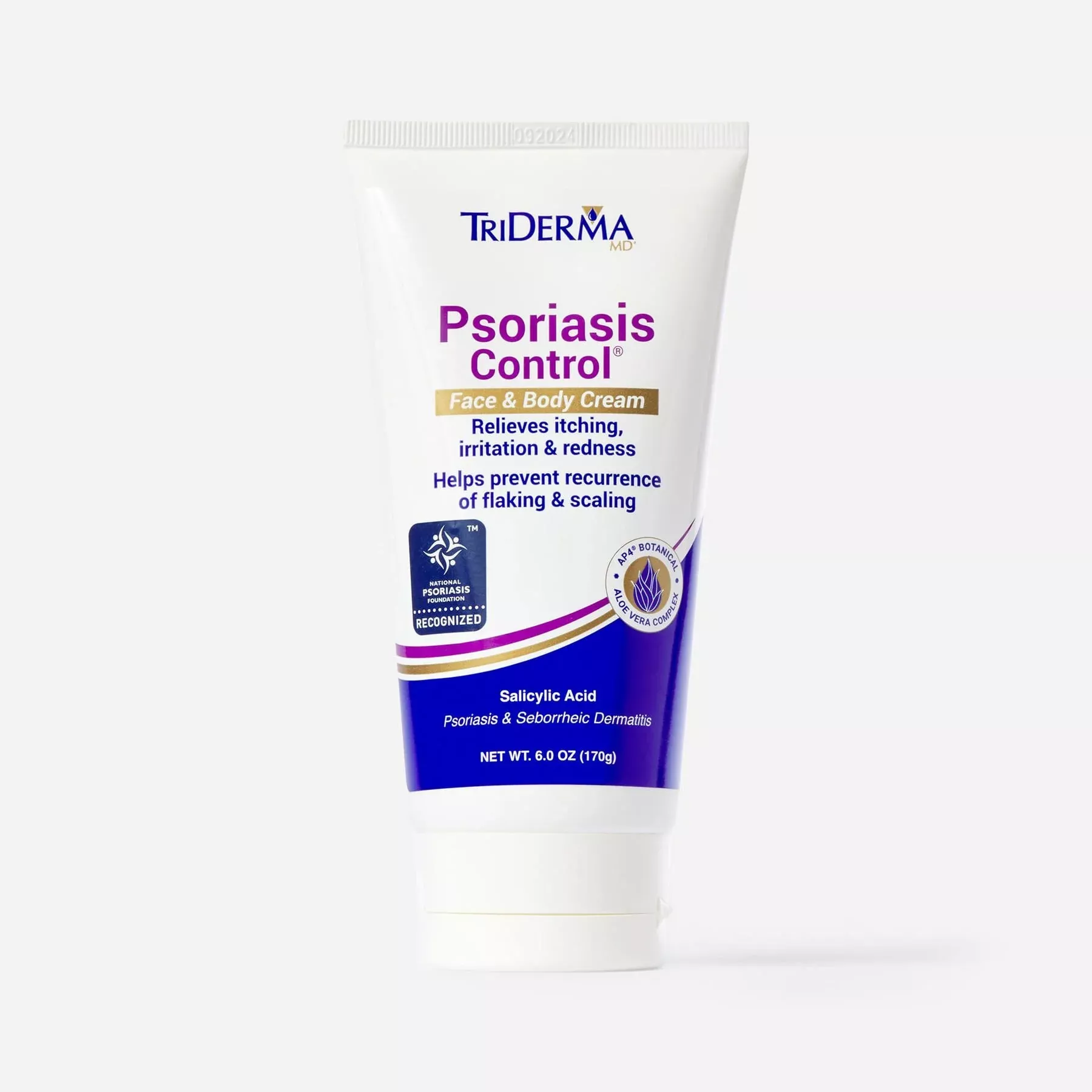 Triderma Psoriasis Control Face & Body Cream, 6 Oz- 1 Each