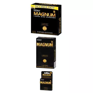Trojan Magnum Lubricated Condom (36 Count)- Each of 36