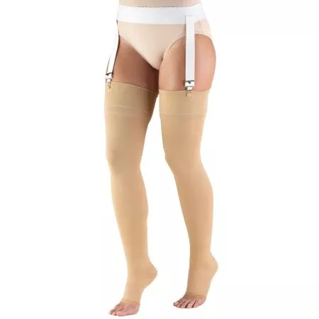 Truform Compression Stocking Truform Thigh High Small Beige Open Toe - Each - 866-BG-SM-EA