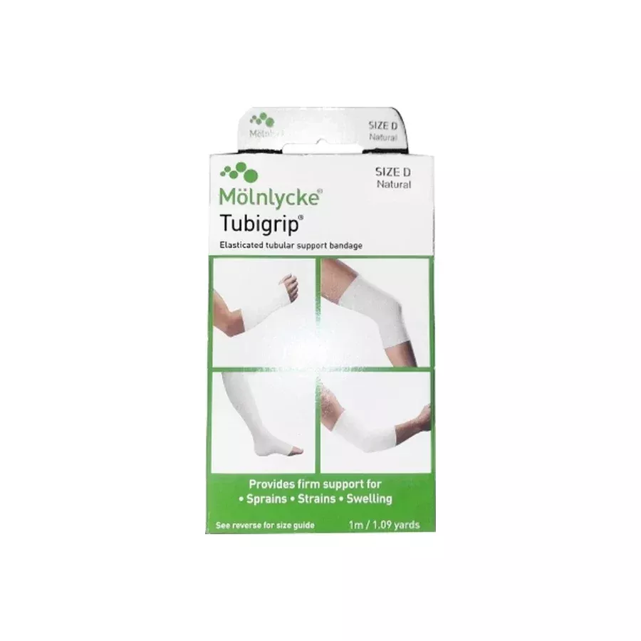 Tubigrip Elasticated Tubular Bandage, Natural, Size D, 3" X 1 Yd. (large Arm, Medium Ankle, Small Knee)- 1 Each