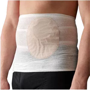 Tytex 50000501 - StomaSafe Classic Ostomy Support Garment, Large, 41-1/2" - 51" Hip Circumference, White