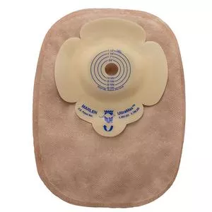 Ultramax Deep Convex Closed-end Pouch Cut-to-fit Starter Hole With Aquatack Hydrocolloid Barrier, Opaque- Box of 15