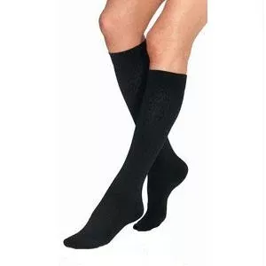 Ultrasheer Knee-high Extra-firm Compression Stockings Medium, Black- 1 Each