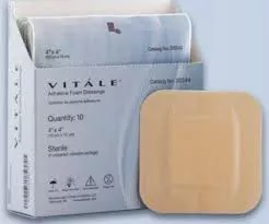Vitale Sacral Silicone Foam Dressings, 7" X 6.75"- 1 Each