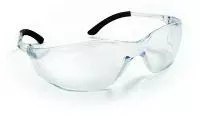 VWR International Safety Glasses Wraparound Anti-scratch Coating Clear Tint Polycarbonate Lens Clear Frame Over Ear One Size Fits Most - Pack of 12 - 89187-986-PK