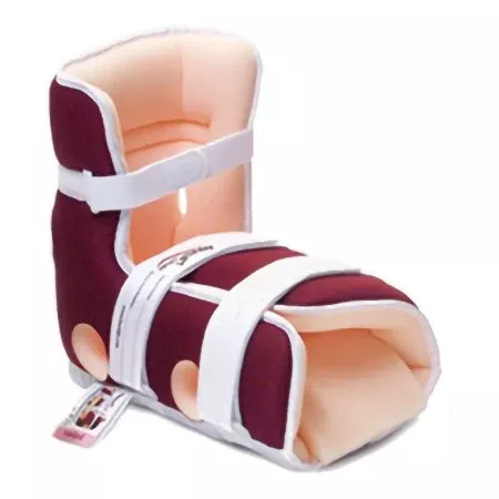Walgreen Health Solutions Heel Suspension Boot Heelift Glide Bariatric Burgundy - Case of 6 - 10831727006184-CS